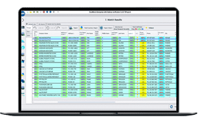 data matching results
